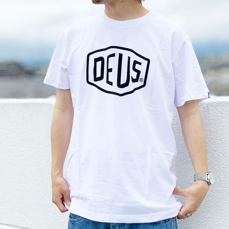 デウスエクスマキナ DEUS EX MACHINA Tシャツ 半袖 SHIELD LOGO S/S