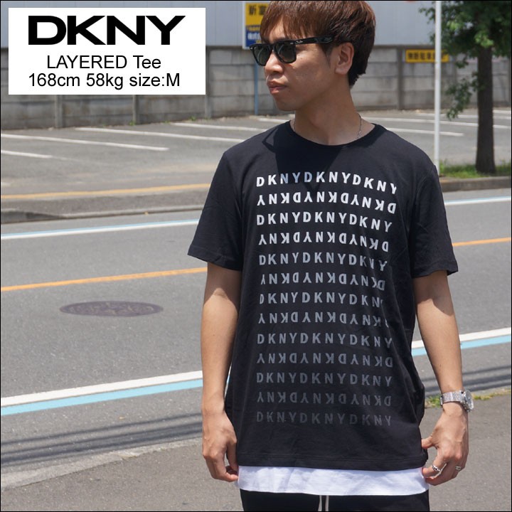 DKNY ダナキャラン ニューヨーク Tシャツ LAYERED Tee レイヤード