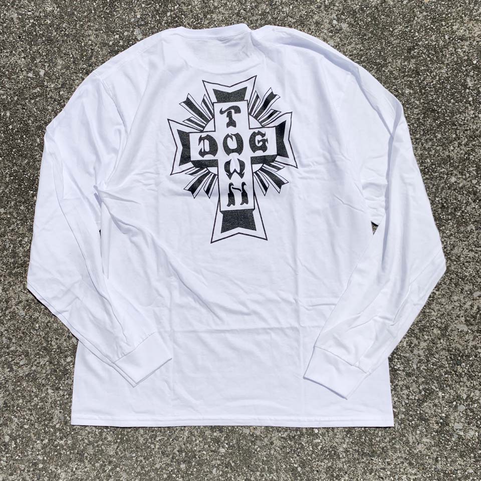 DOGTOWN（ドッグタウン） ロンT Tシャツ CROSS LOGO L/S Tee 定番