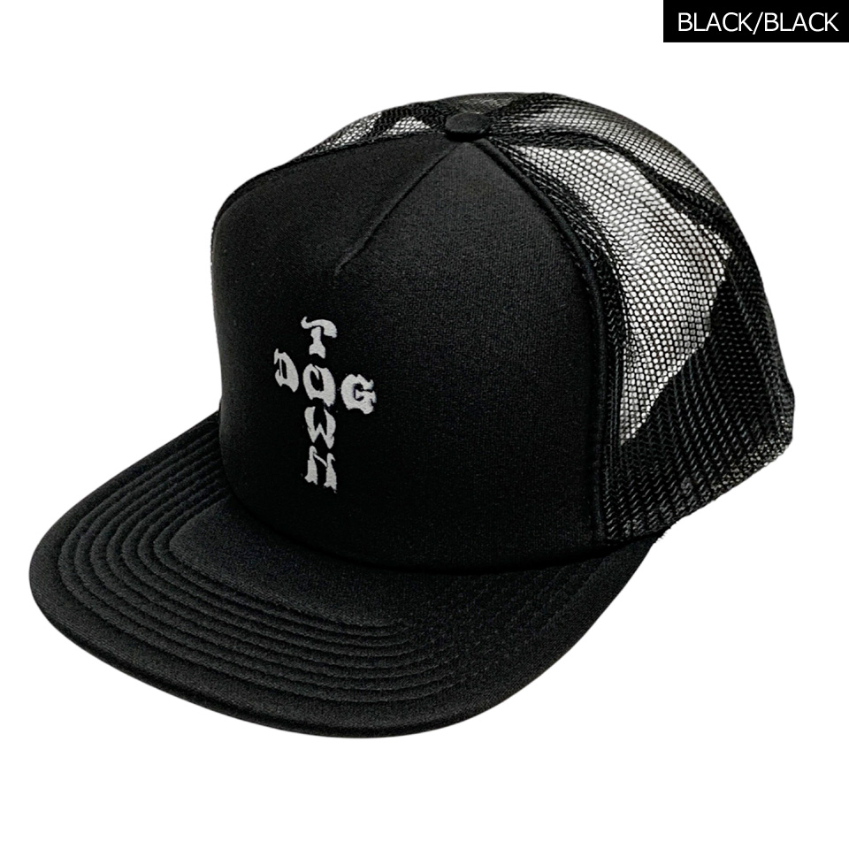 DOGTOWN（ドッグタウン） メッシュキャップ DT CROSS LETTER FLIP HAT