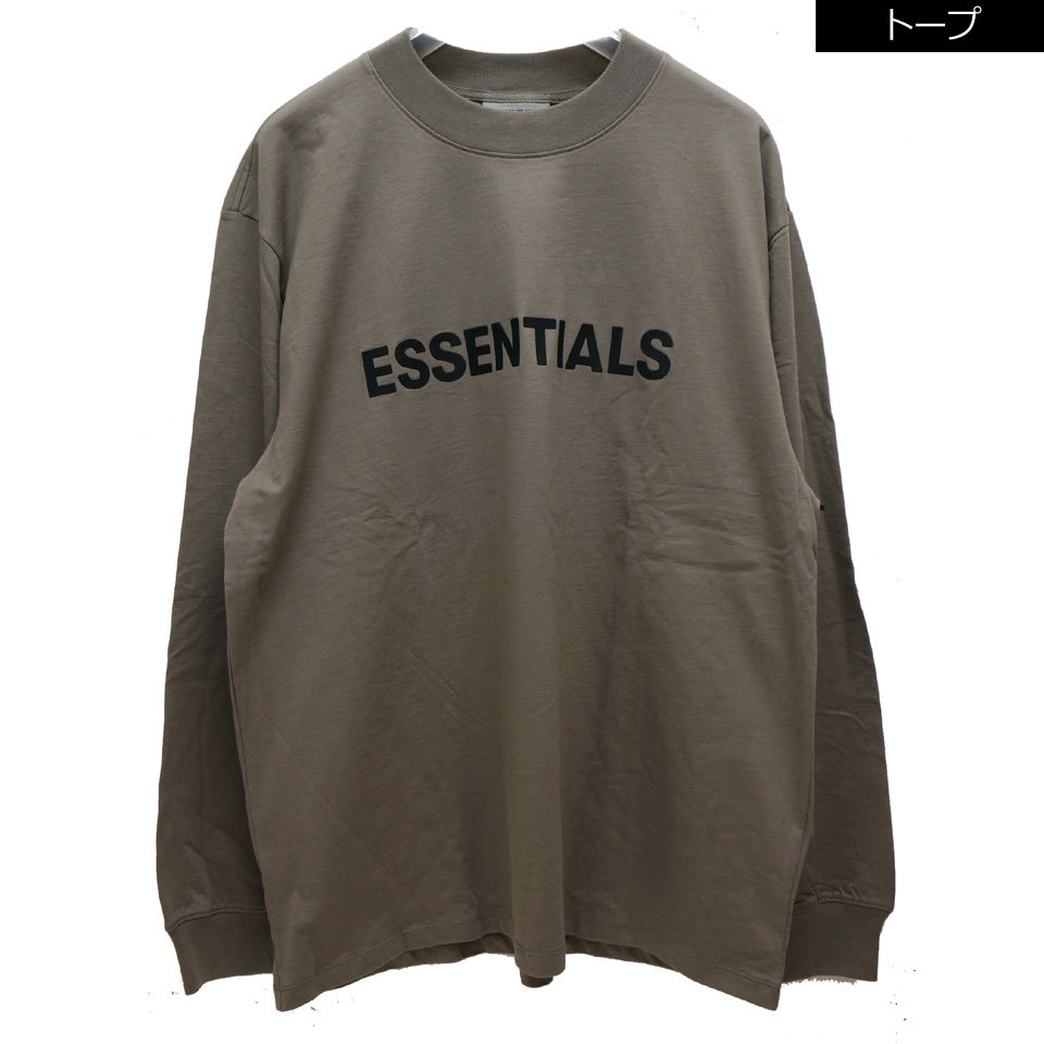 全2色 エッセンシャルズ ESSENTIALS ロンT LOGO L/S Tee FEAR