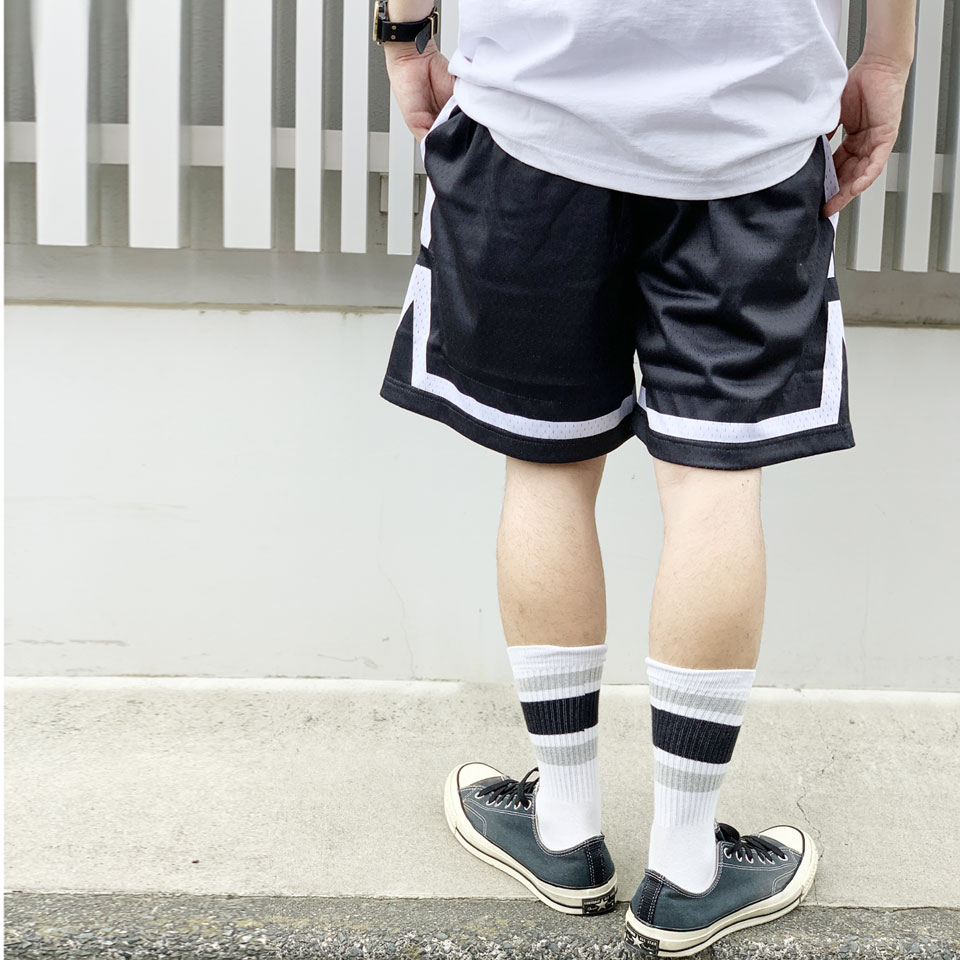 Fanatics MLB バスケットボールパンツ ブラック XL Fanatics（ファナティクス） 別注ショートパンツ MLB MESH SHORT - LOS