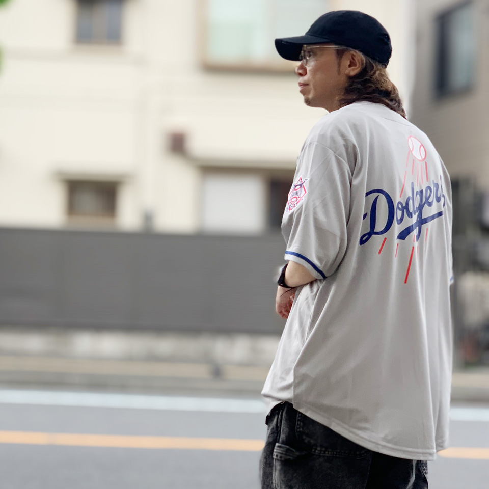 セール 送料無料 Fanatics ファナティックス MLB LA ロスアンゼルス ドジャース ベースボール シャツ ツイル 綿 半袖 白青 M ML2124SS06 Fanatics ファナティクス Los Angeles Dodgers BASEBALL SHIRT