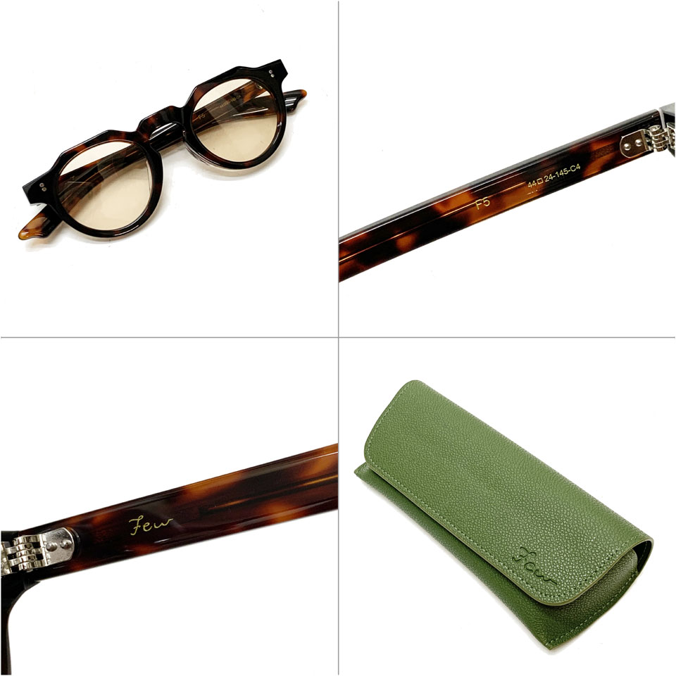 Few by NEW. ヒュー サングラス F5 C-4 クラウンパント ハバナ