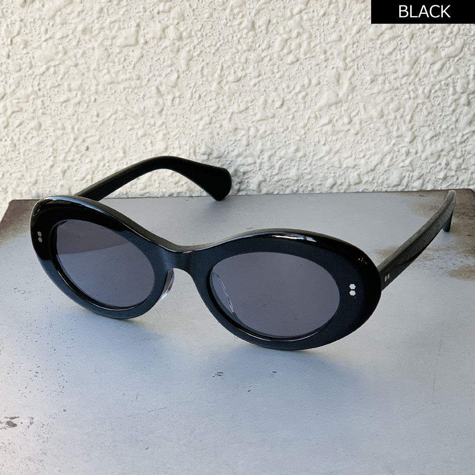 Few by NEW. ヒュー サングラス F105 C-1 C-3 キャッツアイ ブラック