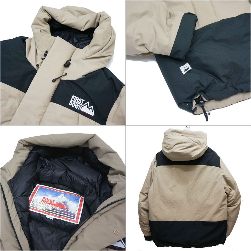 SALE セール ファーストダウン FIRST DOWN ダウンジャケット WRAP DOWN PARKA フードダウン 2022年モデル ブラック  黒 BLACK アウター ショートダウン F342520C : firstdown2204bei : Mr-vibes - 通販 -  Yahoo!ショッピング