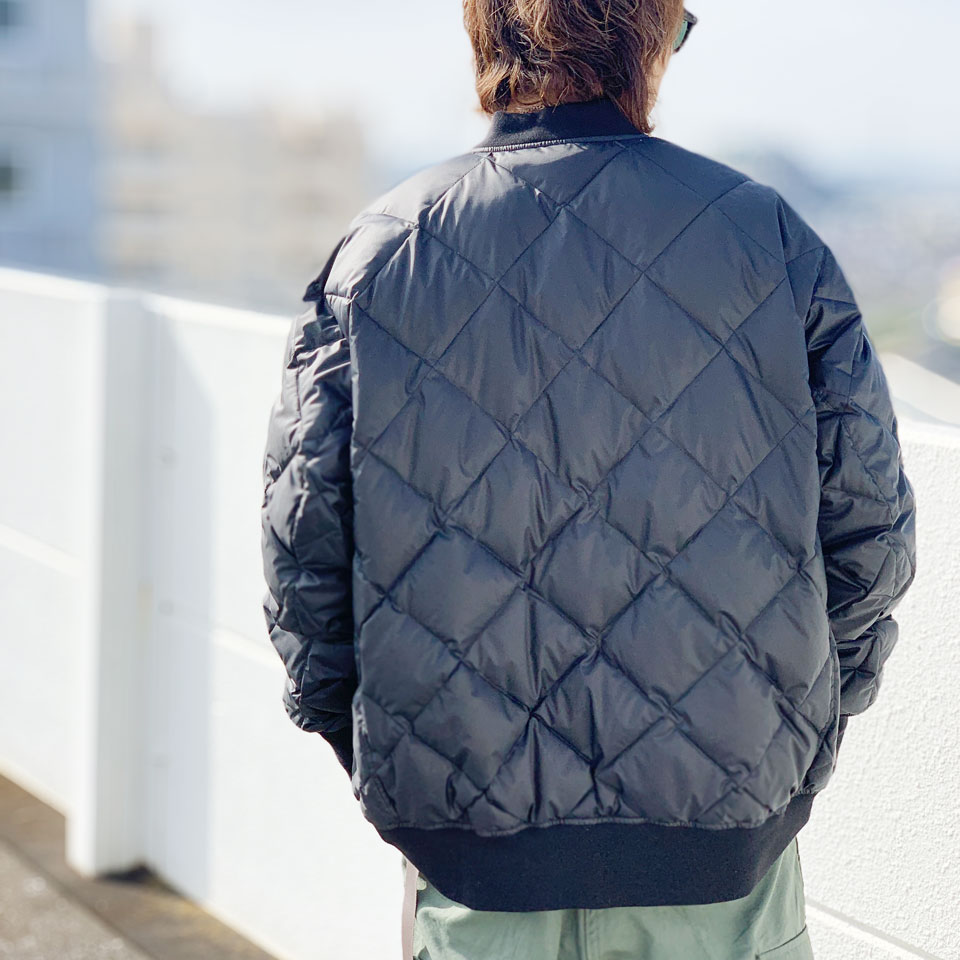 FIRST DOWN（ファーストダウン） 別注ダウンジャケット MA-1 ボンバー