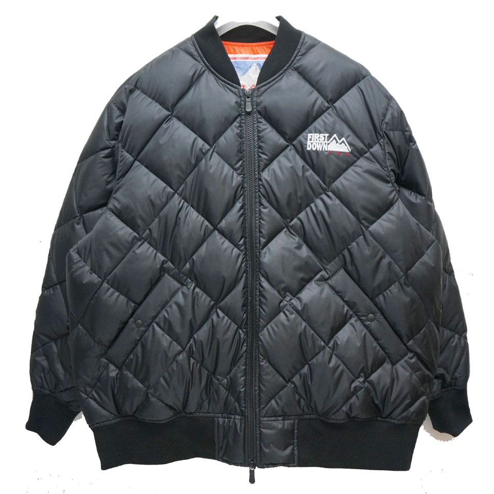 FIRST DOWN（ファーストダウン） 別注ダウンジャケット MA-1 ボンバー