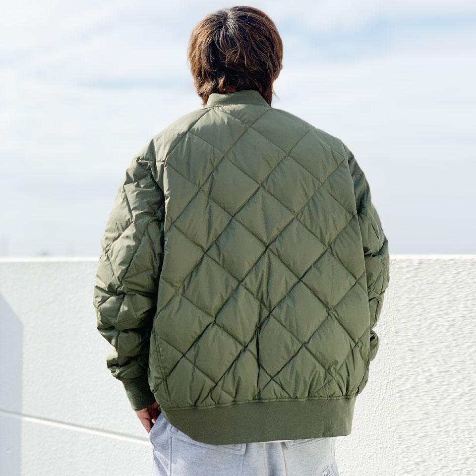 FIRST DOWN（ファーストダウン） 別注ダウンジャケット MA-1 ボンバー