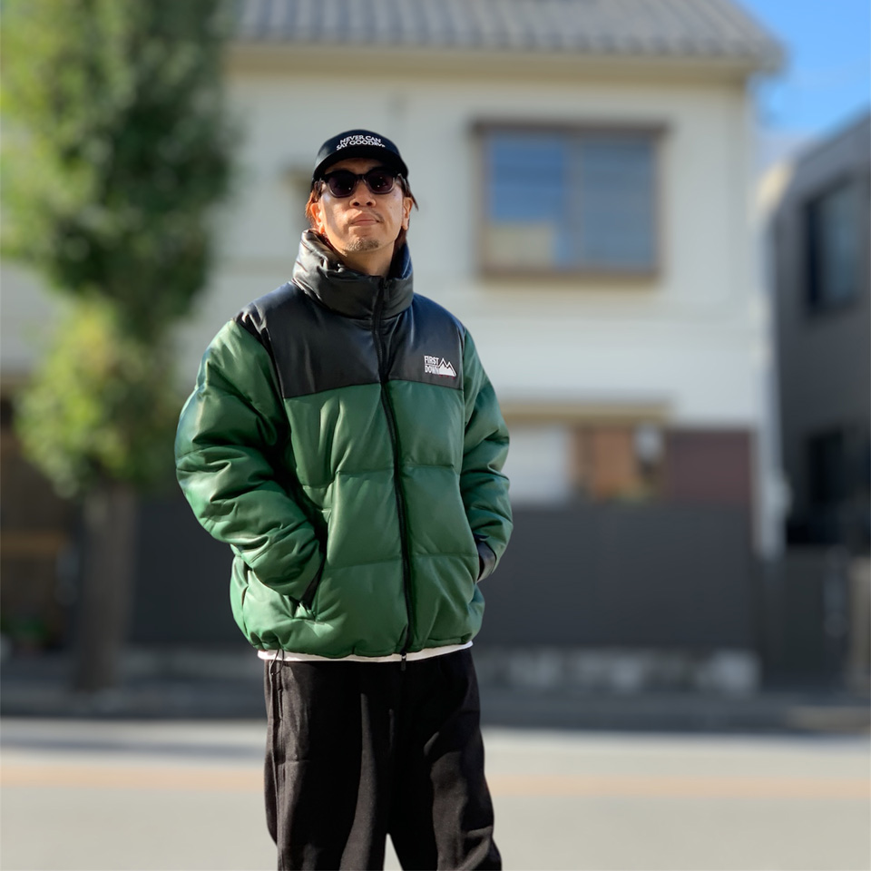FIRST DOWN（ファーストダウン） FIRST DOWN PUレザーダウンジャケット
