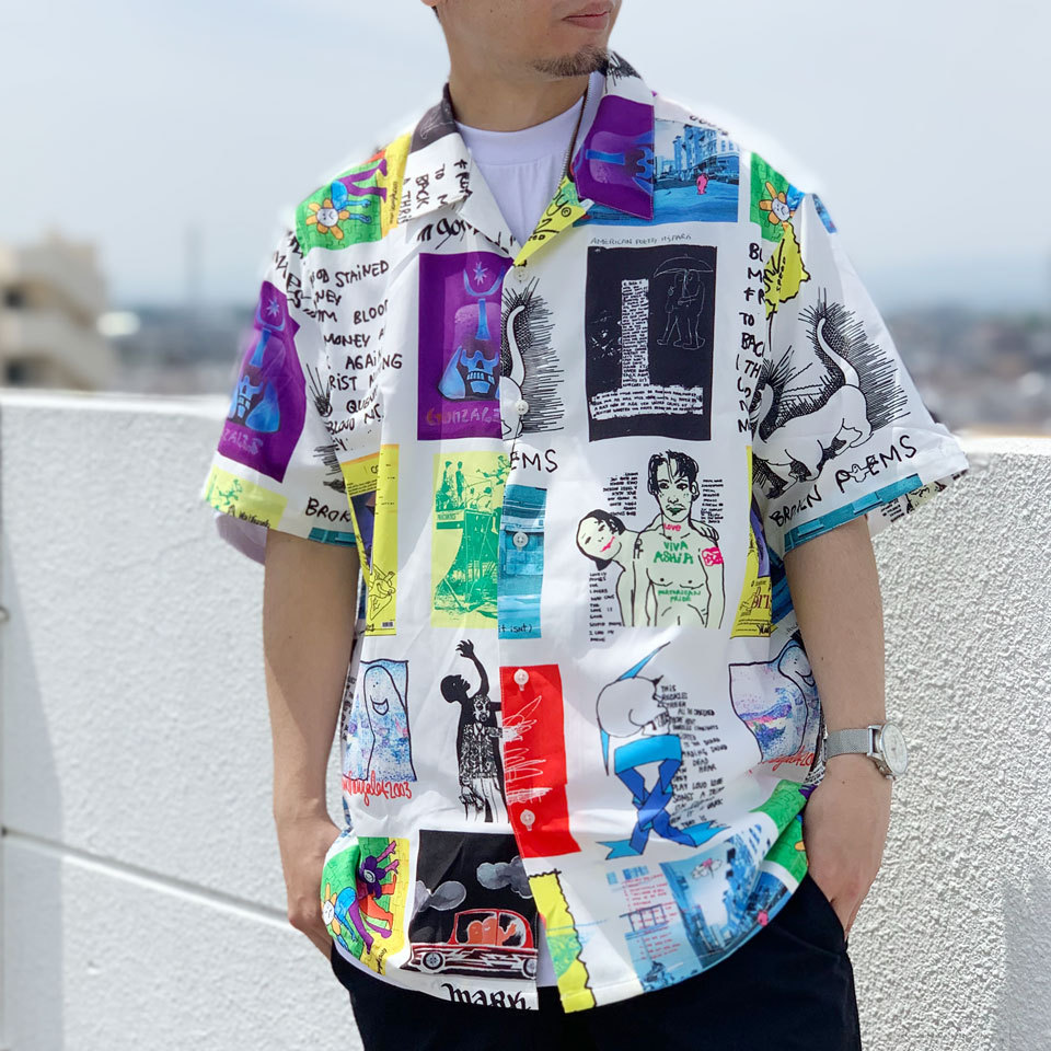 【優遇価格】マークゴンザレス MARKGONZALES 柄シャツ 半袖 新品 シャツ