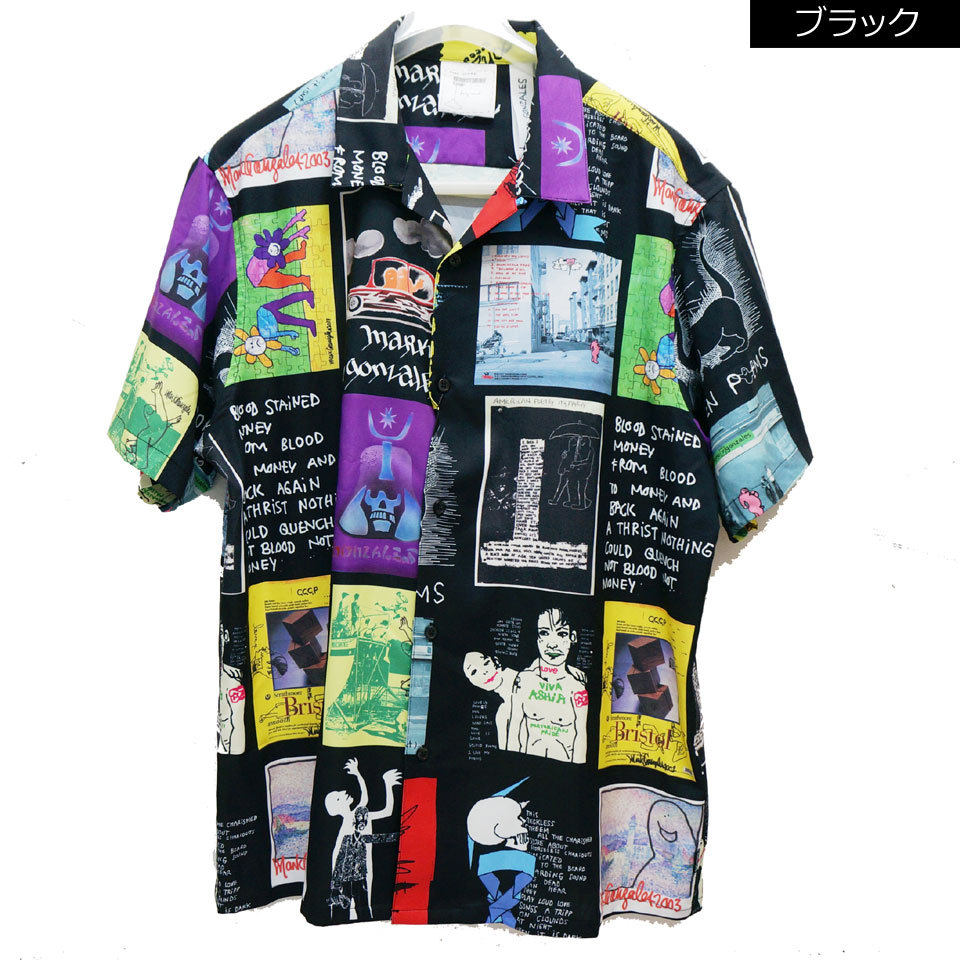 Mark Gonzales（マークゴンザレス） 全2色 半袖シャツ MULTI PRINT S/S