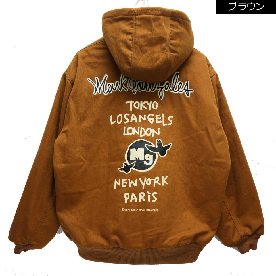 全2色 マークゴンザレス MARK GONZALES ワークジャケット アクティブジャケット ACTIVE JACKET 中綿 ブラック ブラウン  2G5-61926