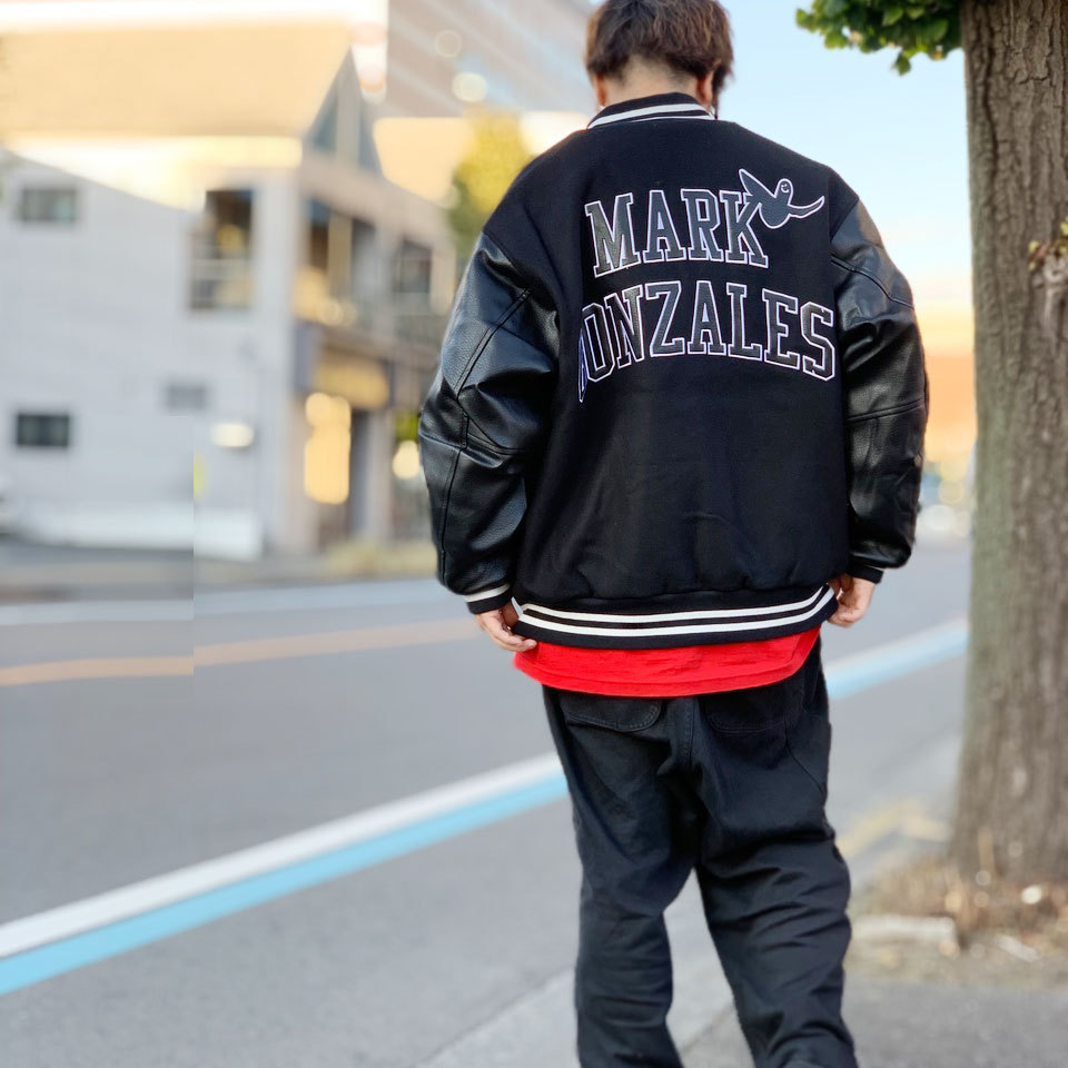 マーク・ゴンザレス　スタジャン　アウター　Lサイズ What it isNt) ART BY MARK GONZALES ジャケット HEAVY TWILL