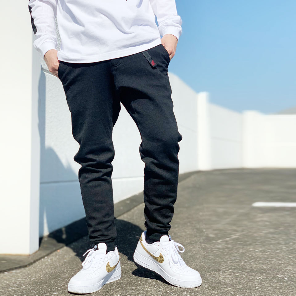 新品タグ付き　Lサイズ　グラミチ　ブラック　テーパード　ジョガー　パンツ 新品タグ付き Lサイズ グラミチ ブラック テーパード ジョガー