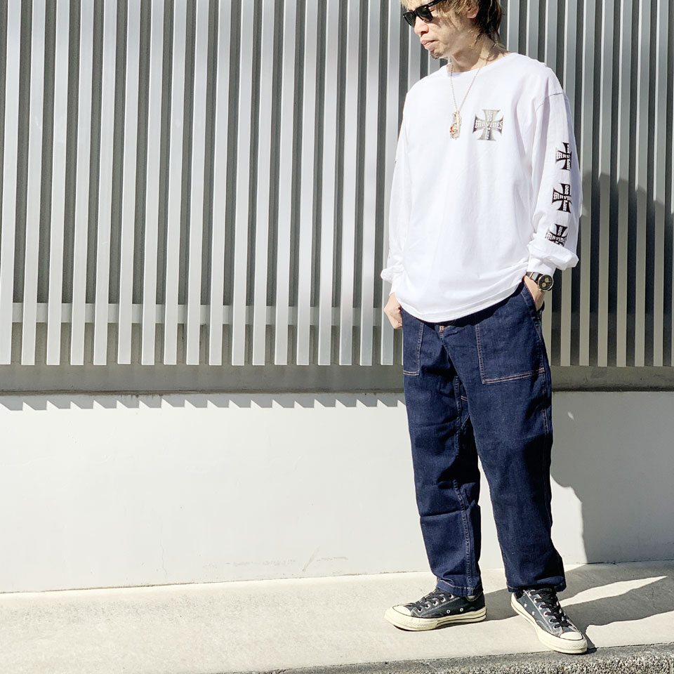 パンツ orimi overlap baggy denim 24AW Selvage Denim Two Tuck Pants | Graphpaper(グラフペーパー