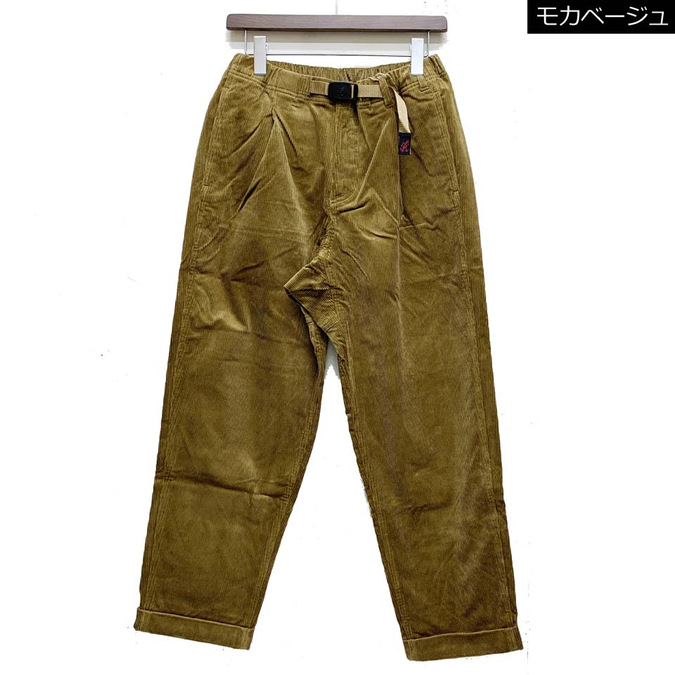 全3色 グラミチ GRAMICCI コーデュロイタックテーパードパンツ グラミチパンツ CORDUROY TUCK TAPERED PANT ブラック  ベージュ パープル GMP3-FJP01