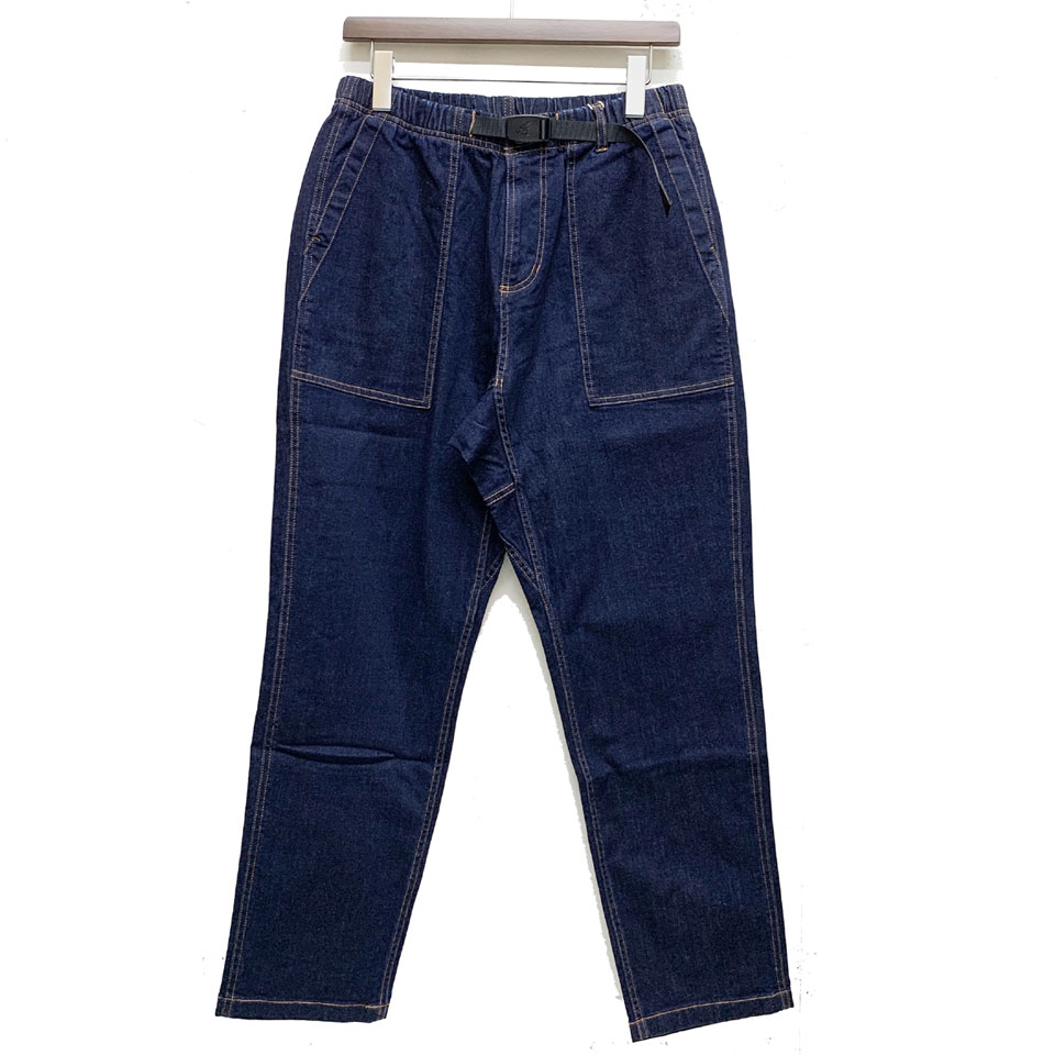 グラミチ Gramicci デニムルーズテーパードリッジパンツ グラミチパンツ DENIM LOOSE TAPERED RIDGE PANT ONE  WASH インディゴ INDIGO デニム G3FU-P052