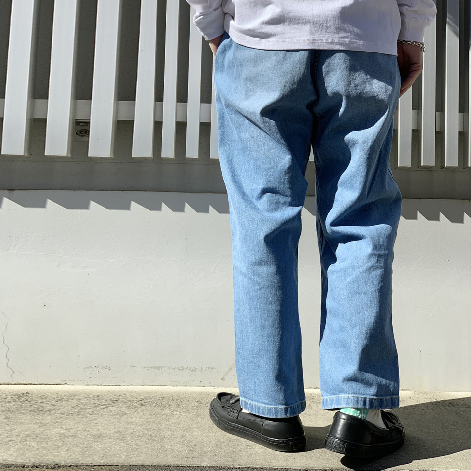 未使用品！！ GRAMICCI デニム ハーフパンツ ミディアムユーズド XL GRAMICCI グラミチ Gramicci デニムルーズテーパードパンツ
