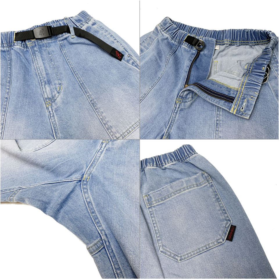Gramicci（グラミチ） デニムルーズテーパードリッジパンツ DENIM