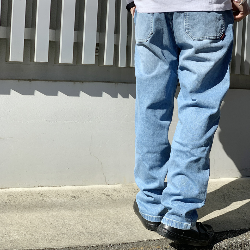 Gramicci（グラミチ） デニムルーズテーパードリッジパンツ DENIM