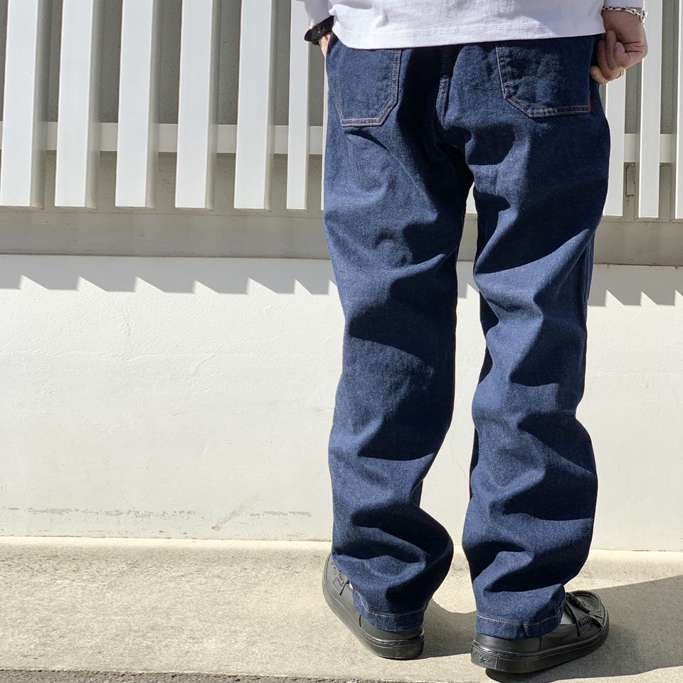 GRAMICCI saro別注ストレッチデニム　　　　ルーズテーパード2025 ストレッチデニムルーズテーパードパンツ｜STRETCH DENIM LOOSE