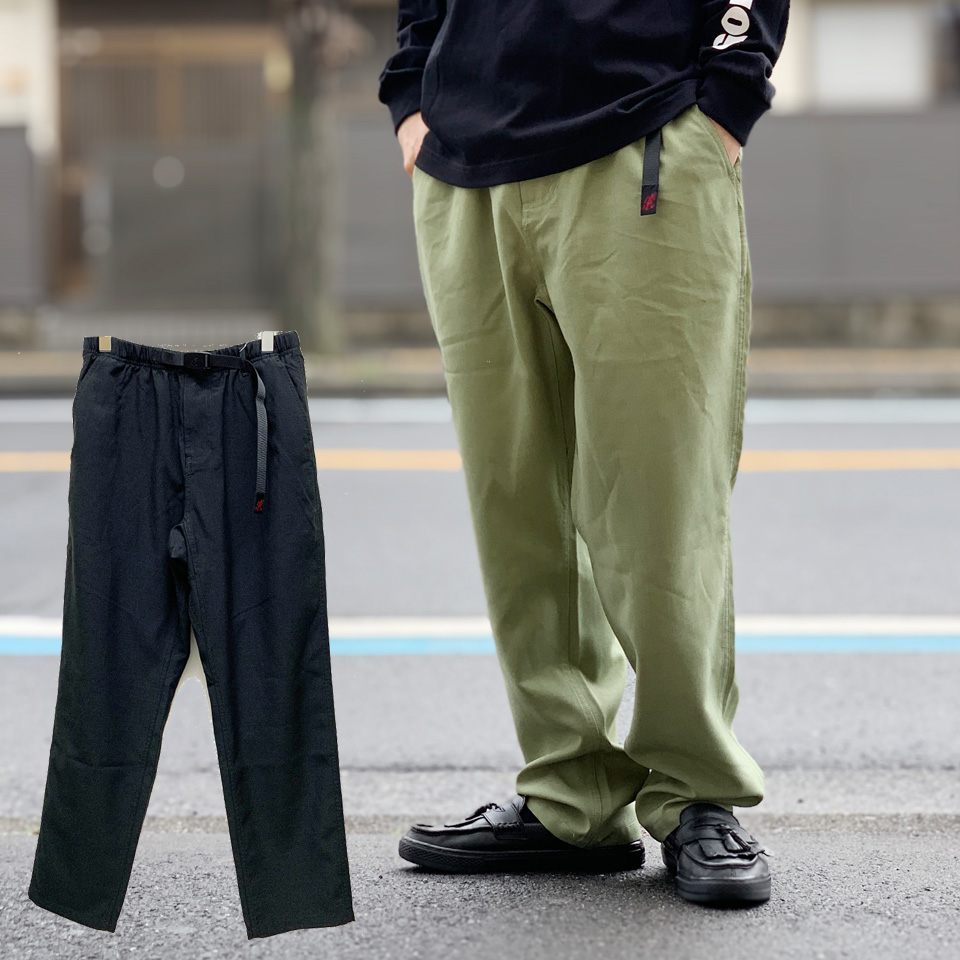 Gramicci（グラミチ） 全2色 リネン イージーテーパードパンツ