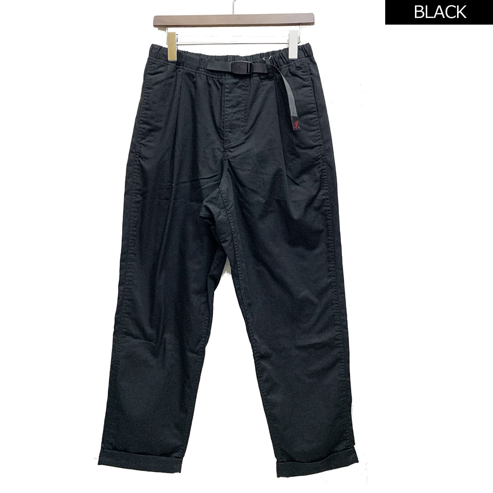Gramicci（グラミチ） 全2色 タックテーパードパンツ TC TWILL TUCK