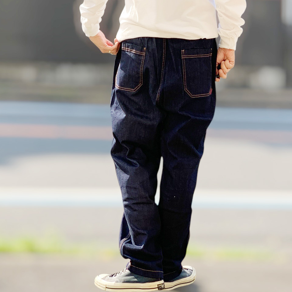 Gramicci（グラミチ） デニムルーズテーパードリッジパンツ DENIM