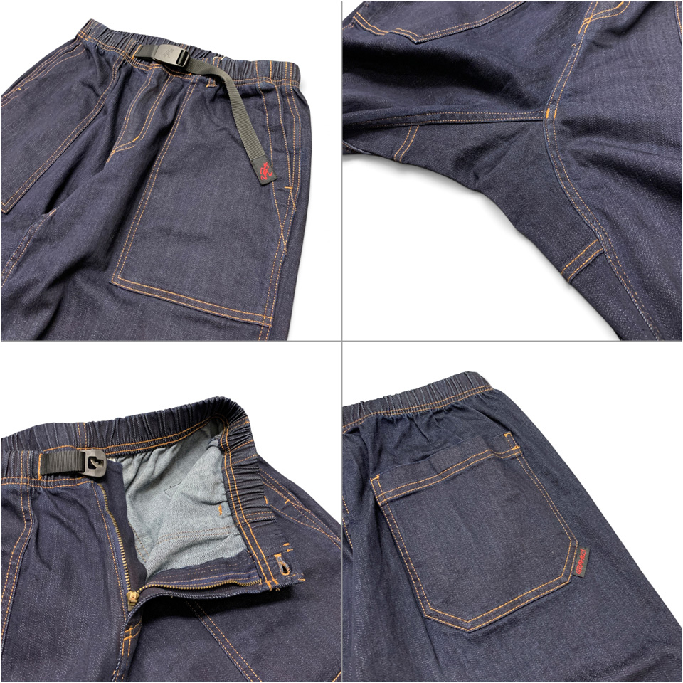 Gramicci（グラミチ） デニムルーズテーパードリッジパンツ DENIM