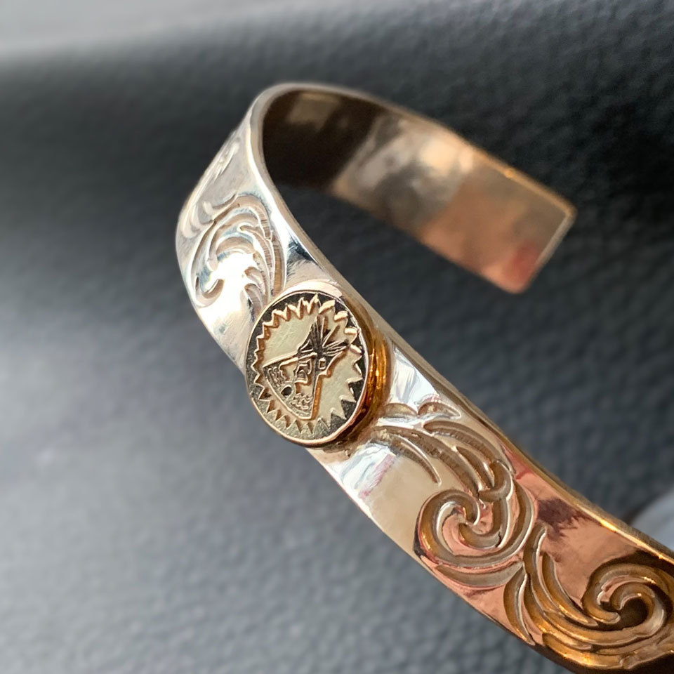 SHARCA TROVE シルバーバングル グレーバーメタルワークス GRAVER METAL WORKS K10ティピ 唐草