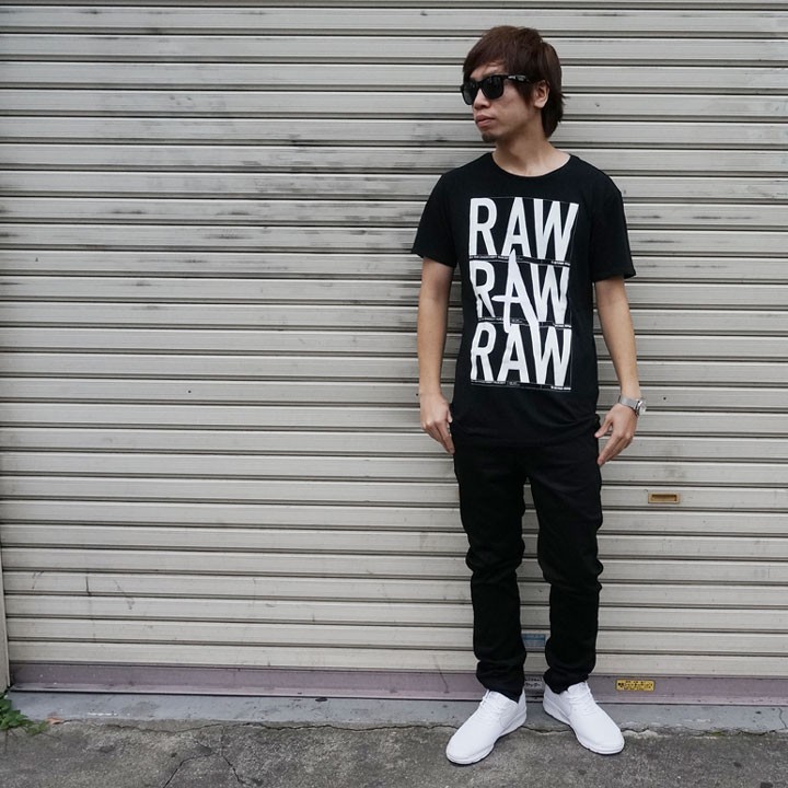 G-STAR RAW ジィースターロウ 羊革　スリムフィット　黒 楽天市場】G-STAR RAW ジースターロウ Revend Skinny Jeans