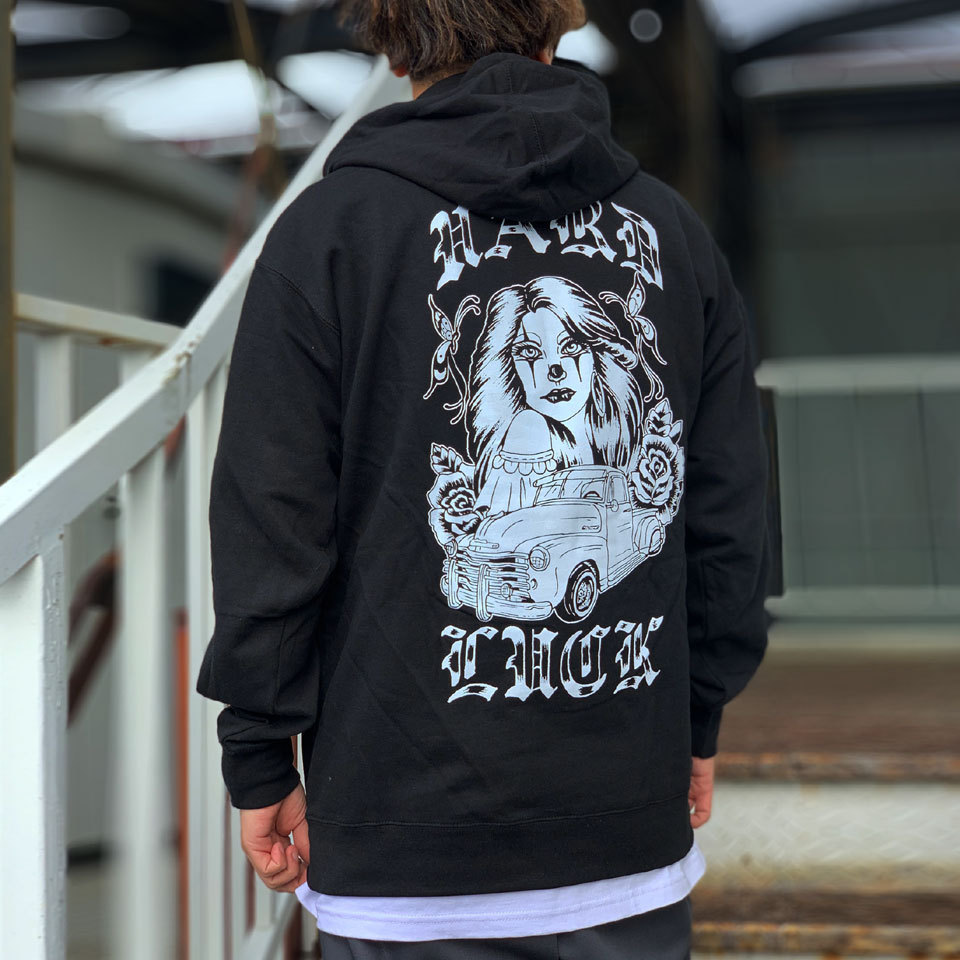 HARD LUCK（ハードラック） パーカー フーディー WHO'S CLOWNING WHO