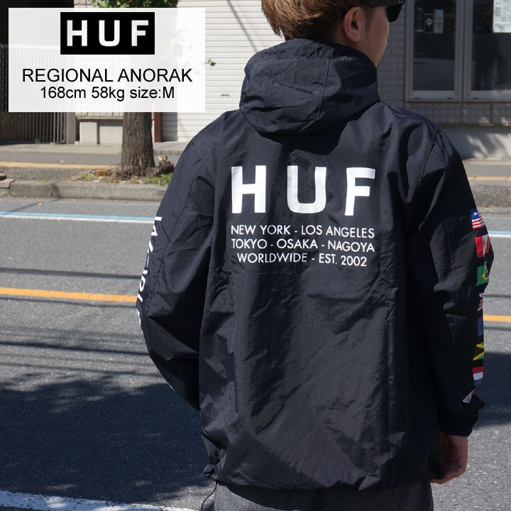 ハフ HUF アノラック REGIONAL TOUR ANORAK ナイロン