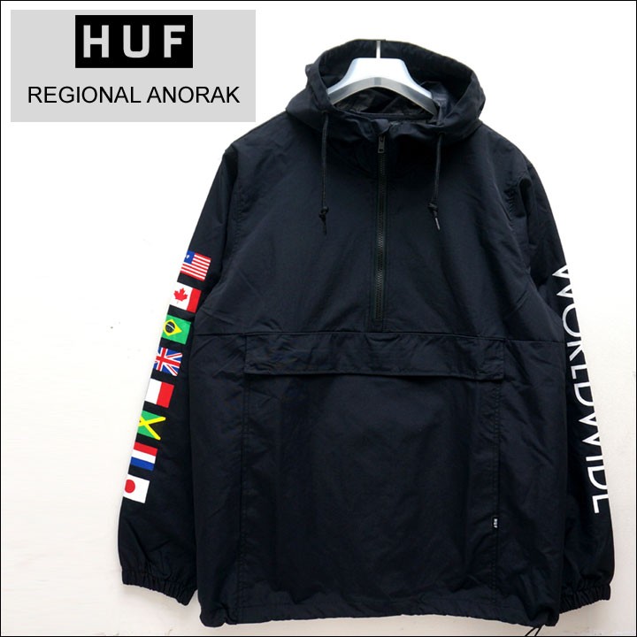 ハフ HUF アノラック REGIONAL TOUR ANORAK ナイロンジャケット