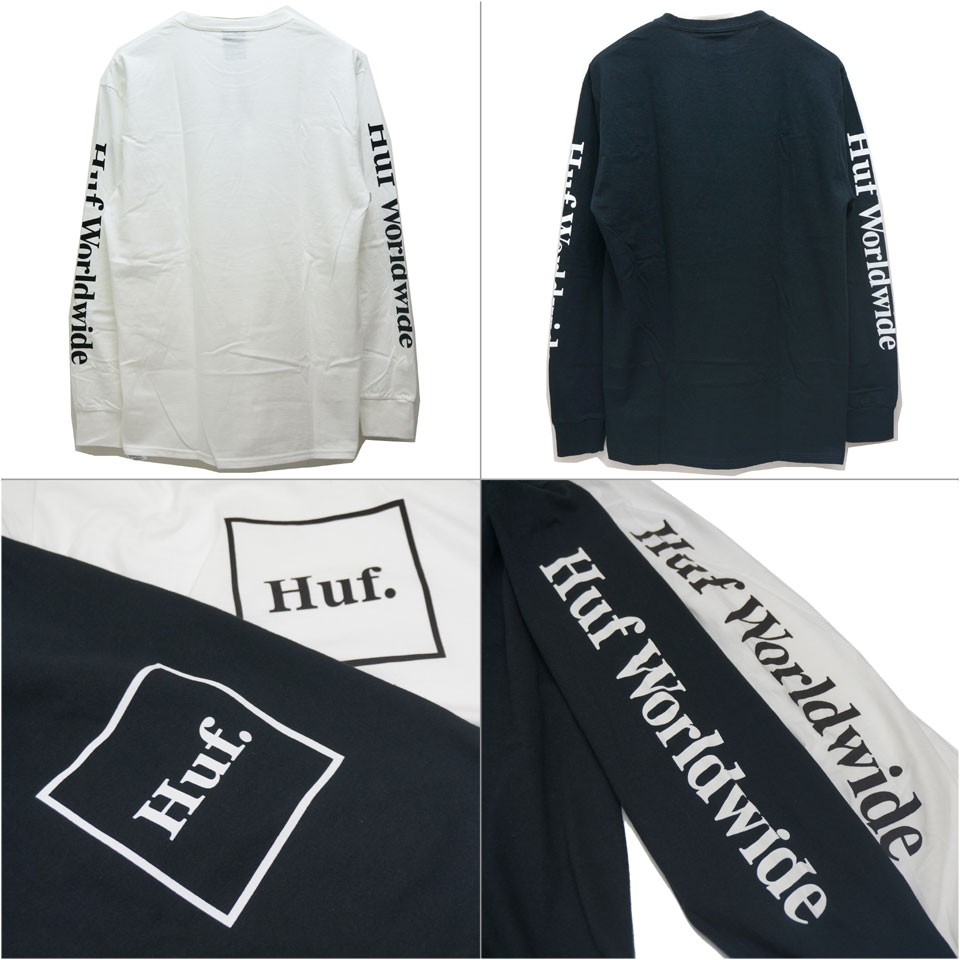 HUF 全2色 ハフ ロンT ESSENTIAL DOMESTIC L/S Tee Tシャツ 長袖