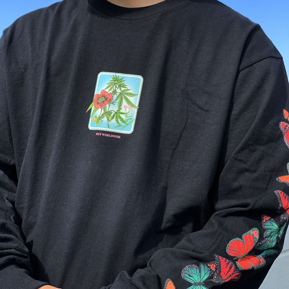 ☆HUF（ハフ）☆MAKE EM CRY L/S TEE (長袖シャツ） HUF｜SNAKE EYES EMB LS TEE / HUF ハフ ロンT | Rakuten