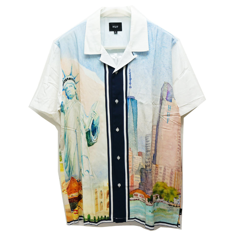 HUF（ハフ） 半袖シャツ アロハシャツ PRESTIGE S/S RESORT SHIRT 総柄