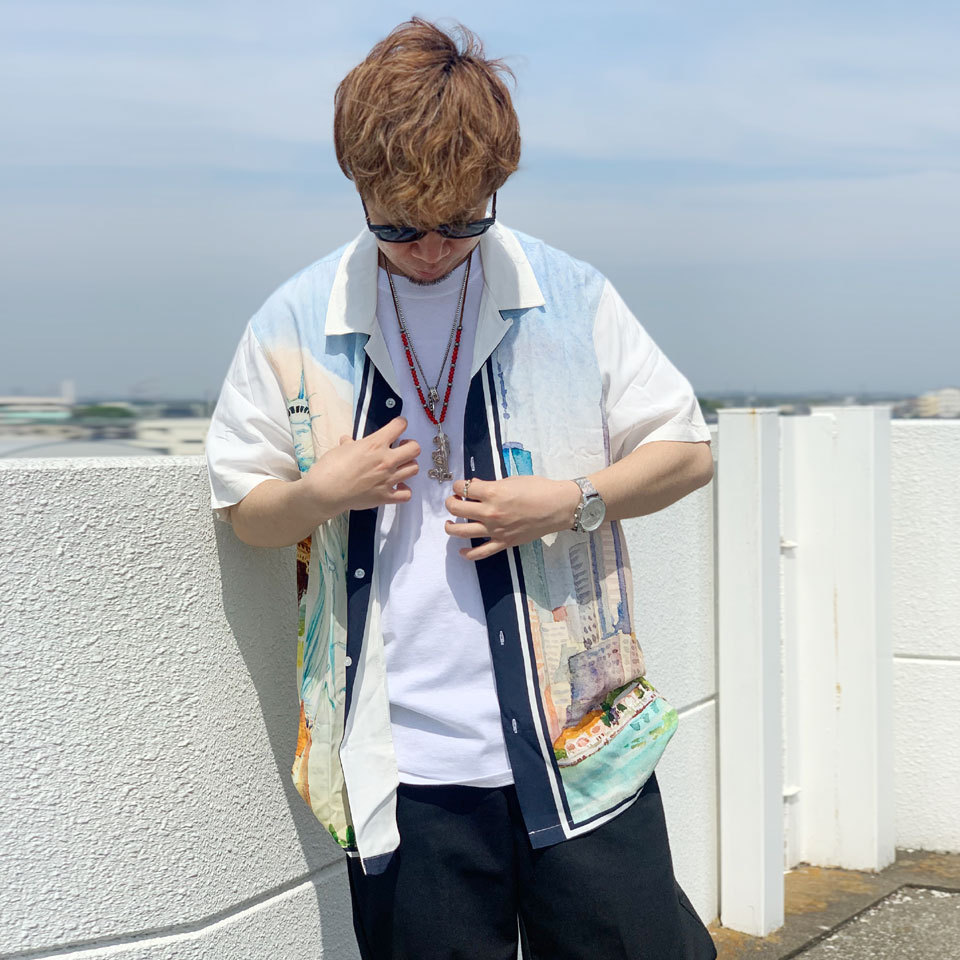 HUF（ハフ） 半袖シャツ アロハシャツ PRESTIGE S/S RESORT SHIRT 総柄