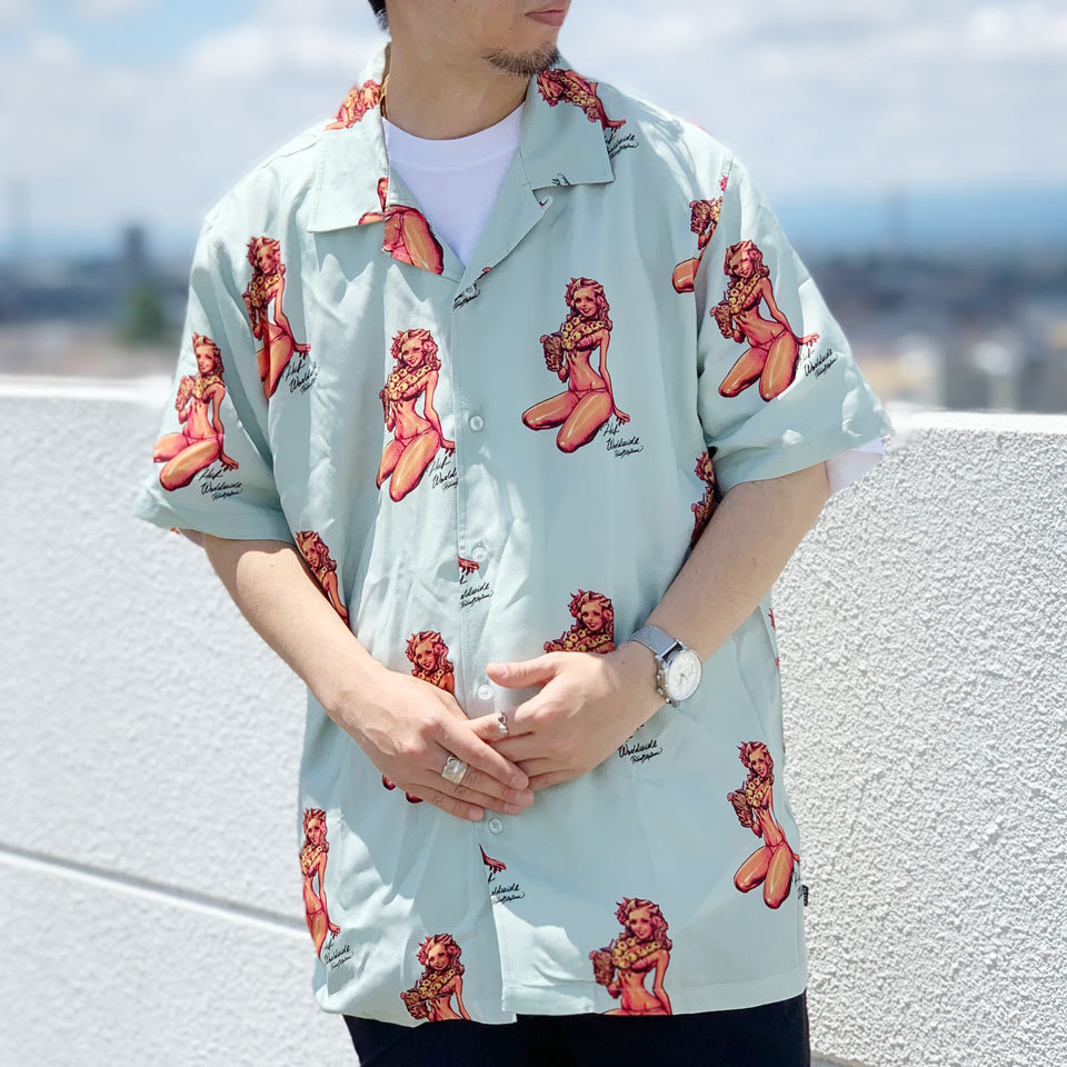 ハフ HUF 半袖シャツ アロハシャツ ROCKIN' JELLY BEAN S/S