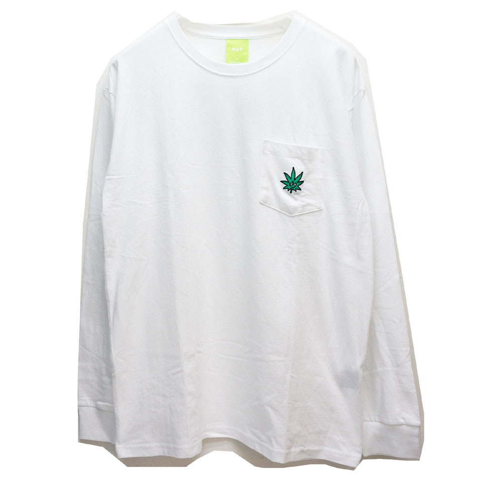 HUF ロゴ入り 長袖Tシャツ Lサイズ ホワイト/グリーン 楽天市場】huf ロンt（カラーグリーン）（メンズファッション