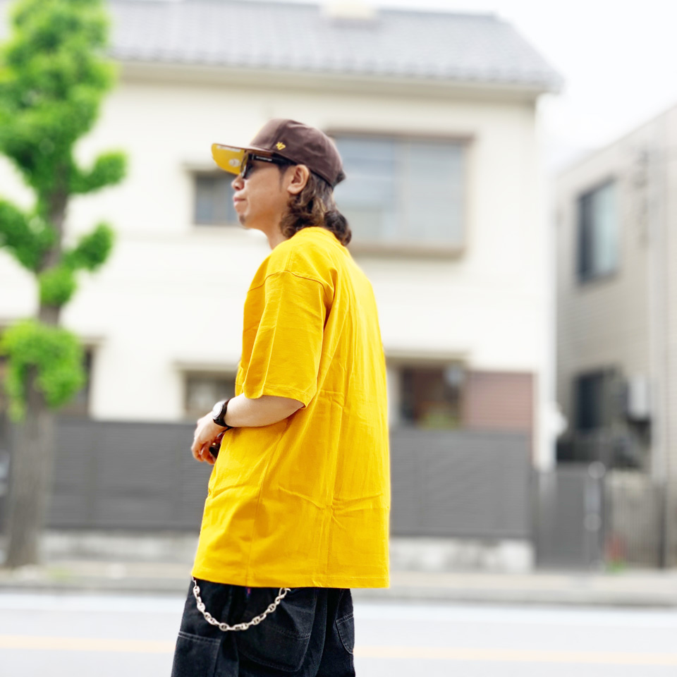 HUF イエロー Tシャツ ストリートファイターコラボ&グリーンフーディーセット HUF イエロー Tシャツ ストリートファイターコラボ&グリーン