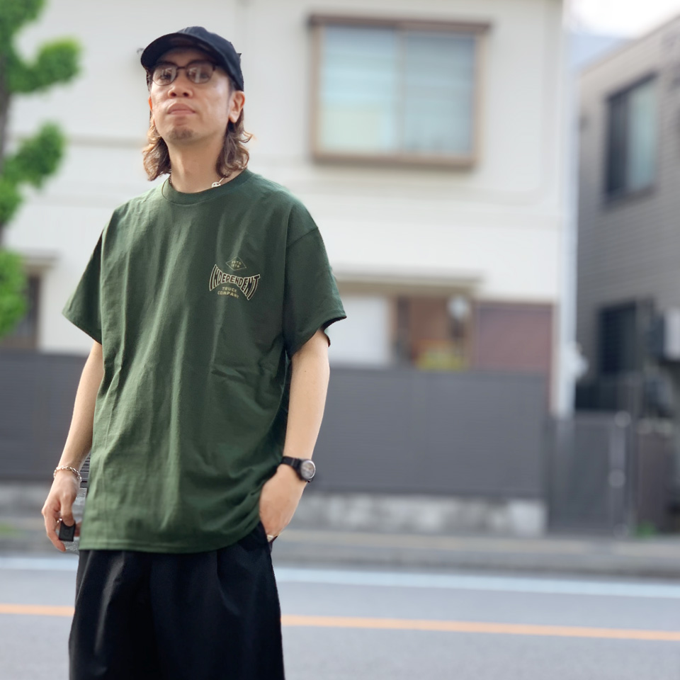 INDEPENDENT ヴィンテージ Tシャツ Mサイズ グリーン INDEPENDENT TRUCK COMPNY 全2色 インディペンデントトラックス