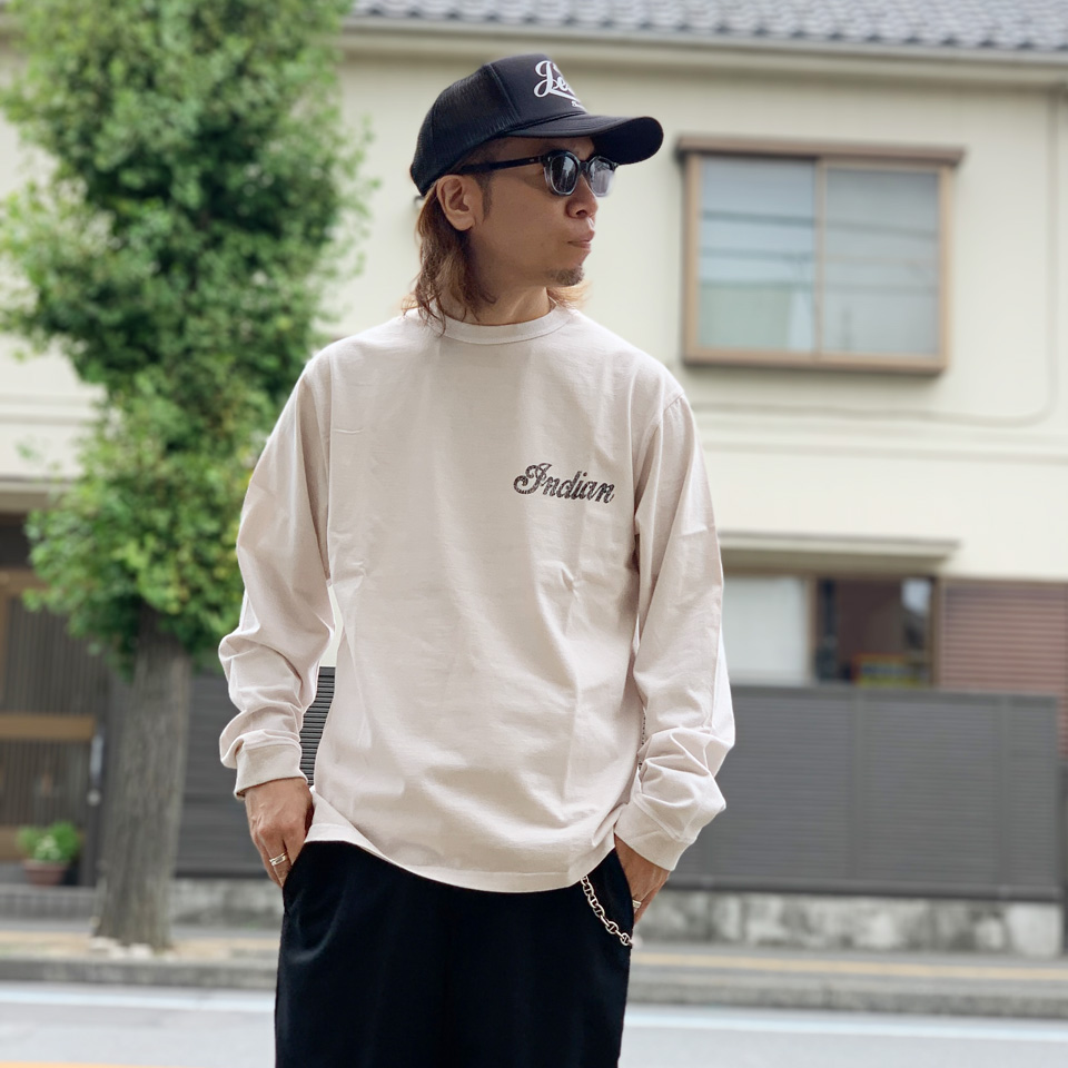 全2色 インディアンモーターサイクル INDIAN MOTORCYCLE ロンT Tシャツ
