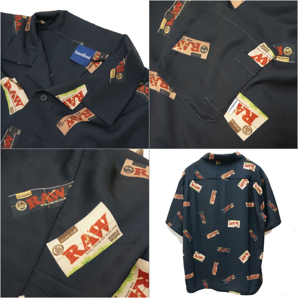 INTERBREED インターブリード 半袖シャツ RAW × PACKAGE TEXTILE