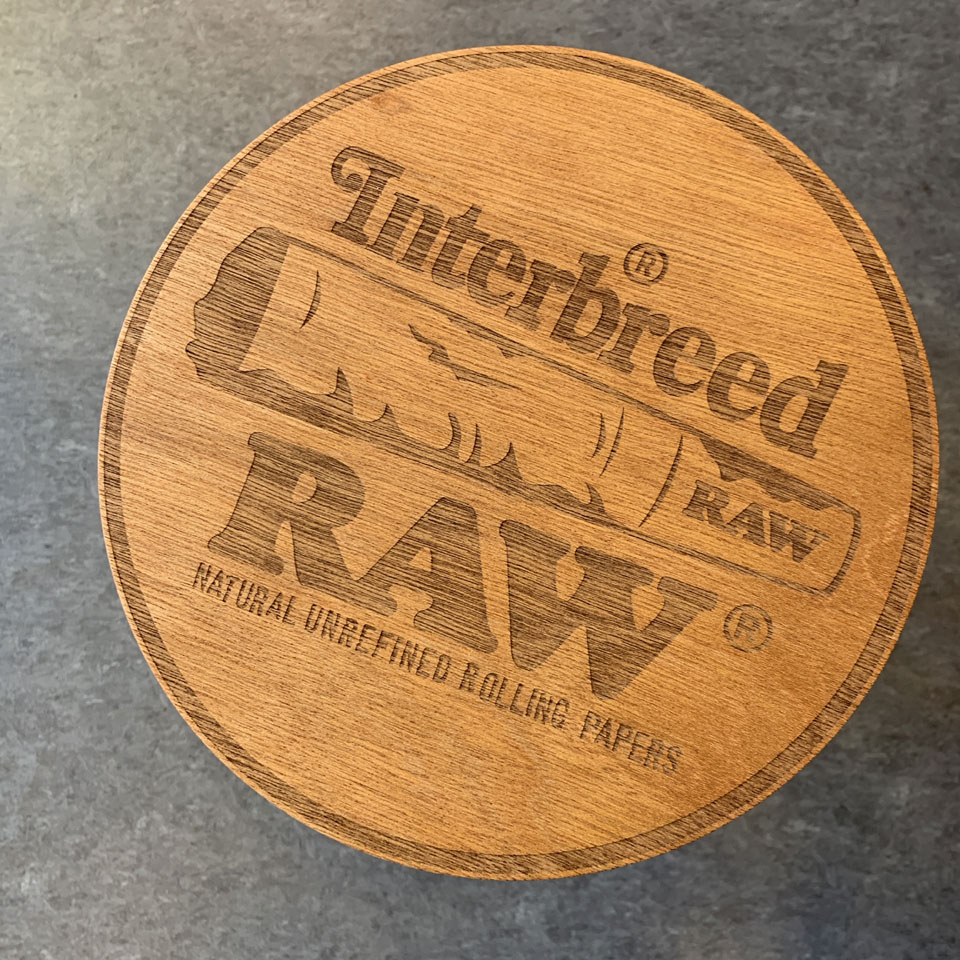 RAW interbreed コラボ ラウンドスツール chair 椅子