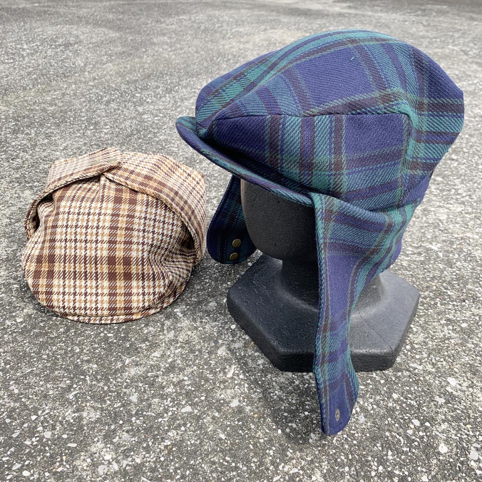 全2色 インターブリード INTERBREED ハンチング PLAID DOG EAR HUNTING 