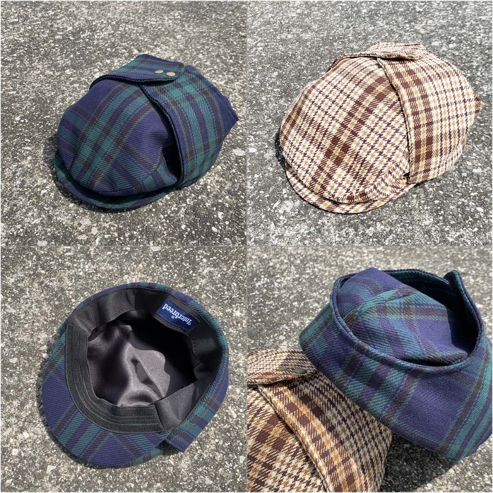 全2色 インターブリード INTERBREED ハンチング PLAID DOG EAR 