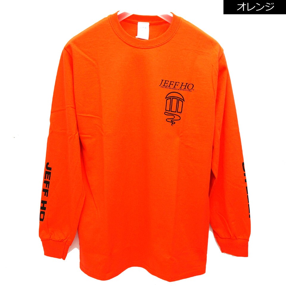 ジェフホー JEFF HO ロンT 長袖 Tシャツ LOGO L/S Tee ブラック