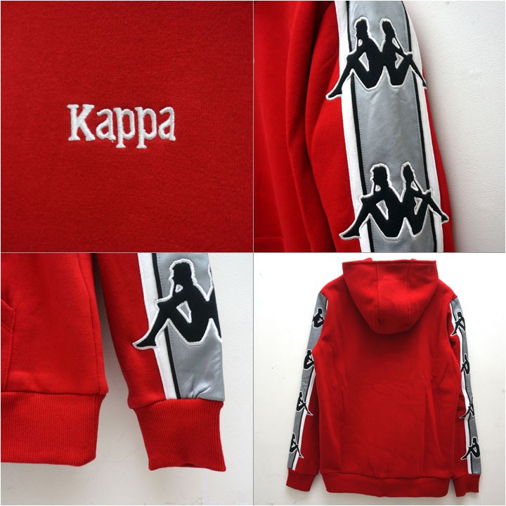 新品タグ付 Kappa カッパ ロゴパーカー 赤 L 222 BANDA 新品タグ付 Kappa カッパ ロゴパーカー 赤 L 222 BANDA - メルカリ